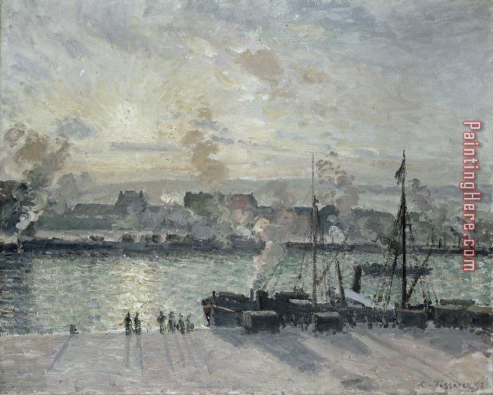 Camille Pissarro The Port Of Rouen